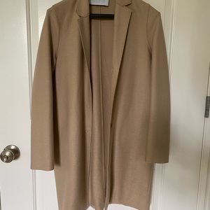 Harris Wharf London pressed wool cocoon coat